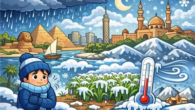 طقس الجمعة 27 فبراير 2026 | انخفاض الحرارة بالقاهرة وصقيع بسيناء