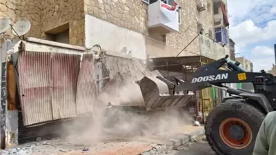 إزالة التعديات ورفع الإشغالات من حي ثالث الإسماعيلية