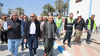 بدء التشغيل التجريبي لمحطة مياه العدوة بالمنيا