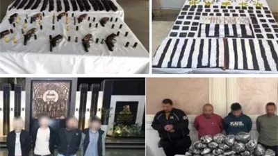 ضبط 660 كيلو مخدرات ومصرع عنصر شديد الخطورة والقبض على المتهمين