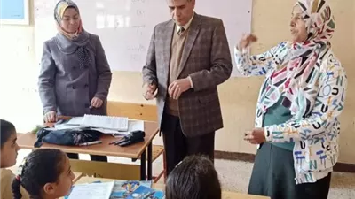مدير تعليم الخانكة يشيد بانتظام العملية التعليمية بكفر عبيان