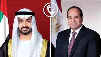 الرئيس السيسي يُجري اتصالا بـ محمد بن زايد في أعقاب الاعتداءات الإيرانية على أراضي الإمارات