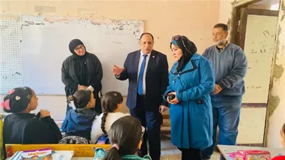وكيل تعليم القليوبية يتابع انتظام الدراسة بمدارس الخصوص