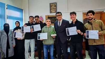 صيدلة القناة تحصد درع المركز الثاني بالمؤتمر الطلابي لجامعة الجلالة