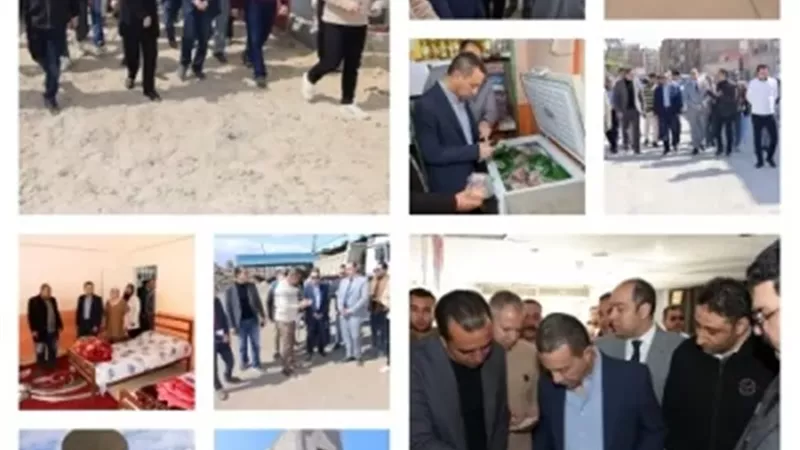 محافظ المنوفية خلال