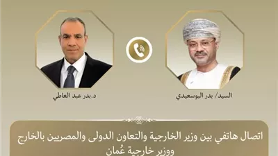 وزير الخارجية يبحث مع نظيره العماني مستجدات الأوضاع الإقليمية