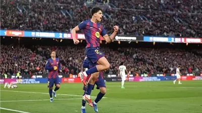 مارك بيرنال يحرز الهدف الأول لبرشلونة أمام أتليتكو مدريد