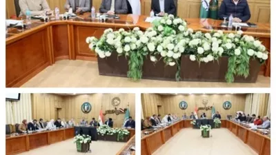 كواليس اجتماع محافظ المنوفية برؤساء مدن قويسنا الباجور منوف