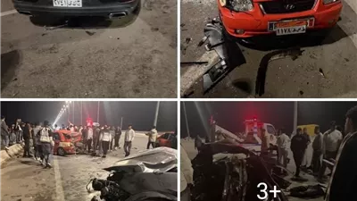 ليلة حزينة..مصرع 3 أشخاص وإصابة آخرين في حادث بطريق الإسماعيلية