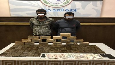 ضبط عاطلين وبحوزتهما دولاب مخدرات فى البساتين