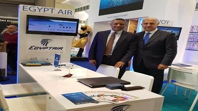 مشاركة متميزة لمصرللطيران في معرض TTG بايطاليا