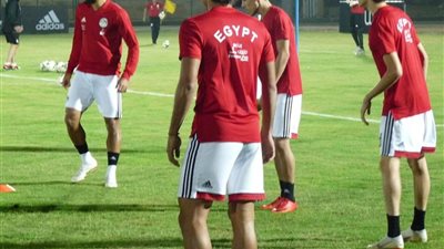 المنتخب الوطنى يخوض مرانا قويا استعدادا لبتسوانا