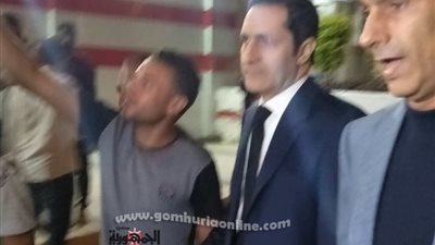 وصول علاء وجمال مبارك عزاء طلعت زكريا بالحامدية الشاذلية