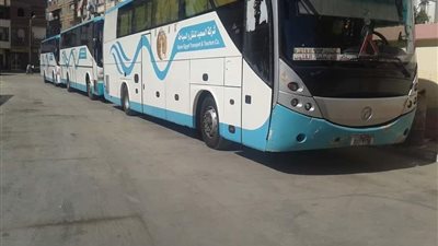 توفير أتوبيسين لنقل الطلاب والموظفين من صدفا والغنايم لأسيوط