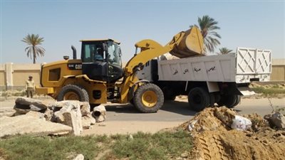 الإسماعيلية تواصل حملات ازالة المخلفات (120طن بالمستقبل) ..صور