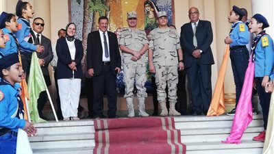 كلنا جيش احتفاليه بإدارة غرب التعليميه بالاسكندرية في ذكرى اكتوبر