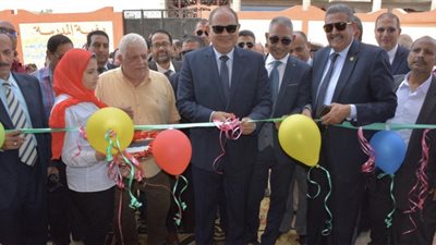 محافظ الغربية يفتتح مدرسة السلام الإبتدائية بقرية ميت عساس بسمنود بتكلفة 9 مليون جنيه