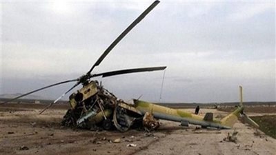 مصرع 7 أشخاص بينهم 4 طيارين إثر تحطم مروحية للجيش الأفغاني