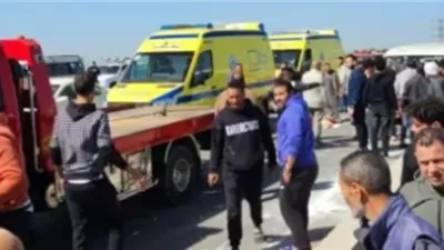 مصرع سائق ميكروباص إثر تصادم بسيارة نقل أموال بـ 6 أكتوبر