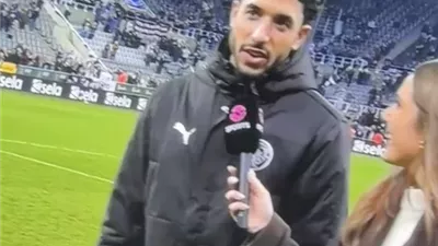 بعد تألقه أمام نيوكاسل.. لفتة رائعة من هالاند تجاه عمر مرموش