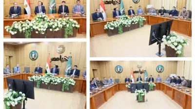 محافظ المنوفية يشدد على تطوير مراكز الشباب والرقابة على اللحوم