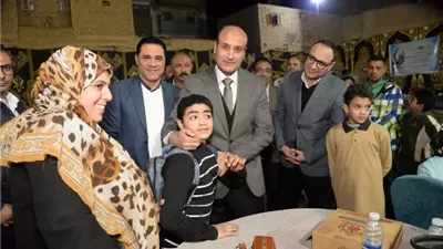 علوان يشارك أبناءه من ذوي الهمم بمراكزالشباب والرياضة حفل الإفطار