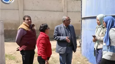 رئيس مياه المنيا يتفقد اعمال التجديد بمحطات المياه