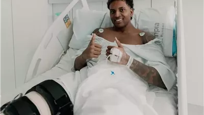 أول تعليق من نجم ريال مدريد بعد خضوعه لجراحة الرباط الصليبي