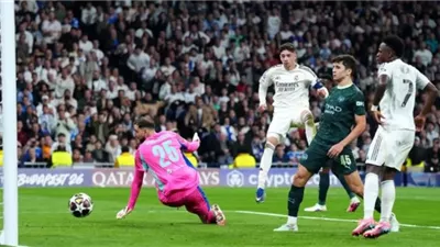 ريال مدريد يكتفي بثلاثية في شباك مانشستر سيتي بالشوط الأول