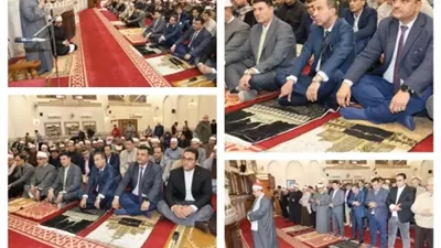محافظ المنوفية يشهد احتفال ليلة القدر بشبين الكوم وسط حضور شعبي