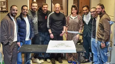 أسرة فيلم الفيل على الدرفيل تدخل اللوكيشن بطولة أحمد فهمي وأسماء جلال