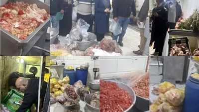 ضبط 5.5 طن لحوم فاسدة داخل مصنع بالخانكة وإحالة المخالفين للتحقيق