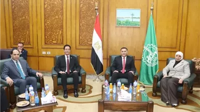 محافظ القليوبية يستقبل المهنئين بـ عيد الفطر بديوان عام المحافظة