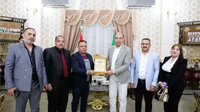 محافظ المنيا يستقبل المهنئين بعيد الفطر المبارك