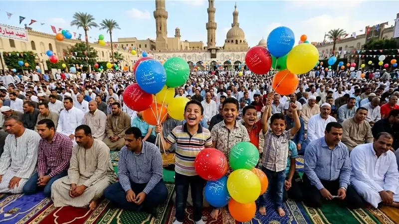 صلاة العيد في الاسكندرية