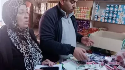 تموين القليوبية:ضبط413علبة سجائر مهربة ويحرر عدة مخالفات بالخانكة
