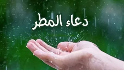 دعاء النبي صلى الله عليه وسلم عند نزول المطر