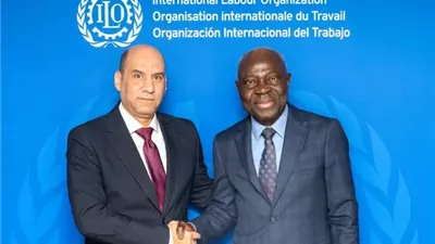وزير العمل يلتقي المدير العام لمنظمة العمل الدولية في جنيف