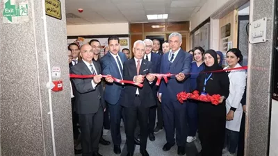 رئيس جامعة المنيا يفتتح عنايات وقسطرة القلب بمستشفى القلب والصدر