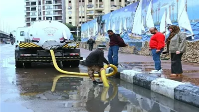 امطار غزيرة وتو قف حركة الصيد بالبحيرة