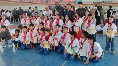براعم التنمية الشبابية بالتجمع الأول فى المراكز الأولى ببطولة كأس مصر فى التايكوندو