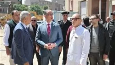 محافظ الجيزة يتابع انتظام سير العمل بمستشفى أم المصريين