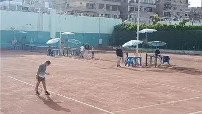 إنطلاق بطولة الجمهورية للتنس على ملاعب نادي المنيا الرياضي