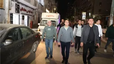 نائب محافظ المنيا والسكرتير العام يقودان حملة لمتابعة قرار غلق المحال