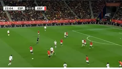 منتخب مصر يفرض التعادل السلبي على إسبانيا فى الشوط الأول