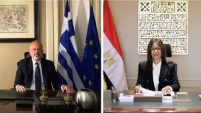 وزيرة الثقافة تشارك احتفال السفارة اليونانية نيابة عن رئيس الوزراء
