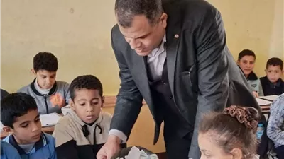 مدير تعليم دمياط يتفقدمدارس كفر البطيخ