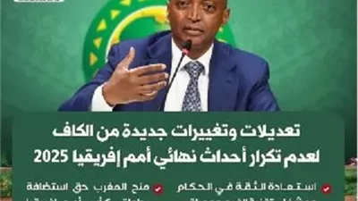 بالإنفوجراف.. تعديلات جديدة من الكاف لتفادي تكرار أحداث نهائي كان 2025