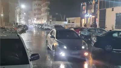 هطول أمطار غزيرة في الأقصر