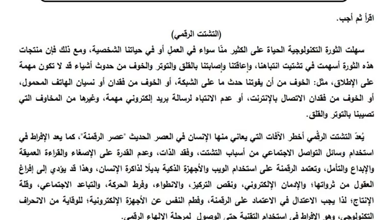 حل النموذج العربي